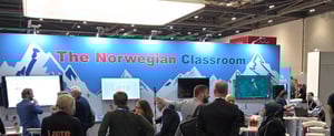 The Norwegian Classroom stand at BETT2026