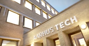 Aarhus Techin rakennuksen julkisivu.