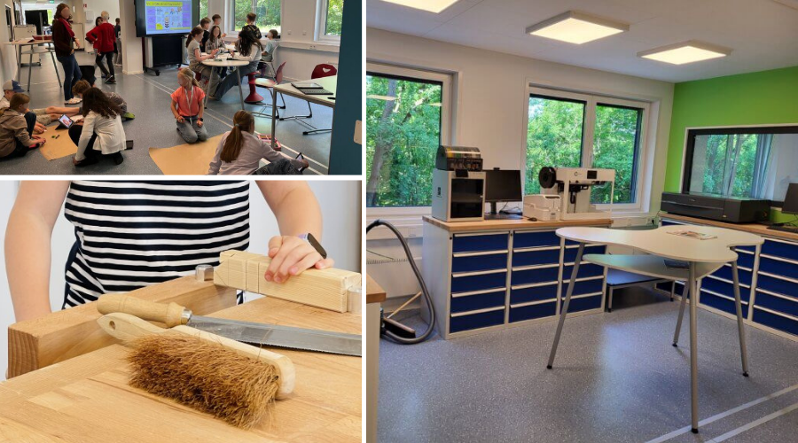 Makerspace_Gymnasium Mainz Mombach Collage Blogarticle