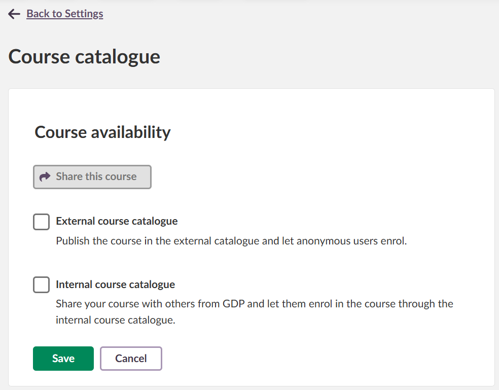 Discover the New Course Catalogue