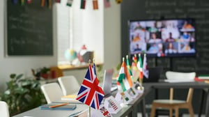 banner för internationella skolor