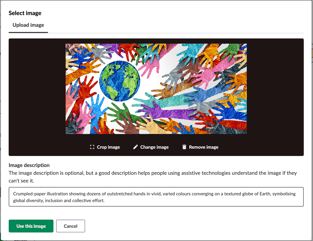 Produktuppdatering: Bilder på kurskort